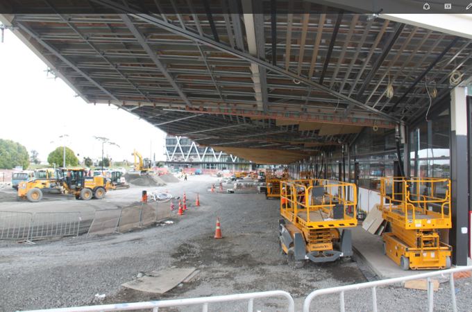 Local board checks out Manukau bus station progress (1)
