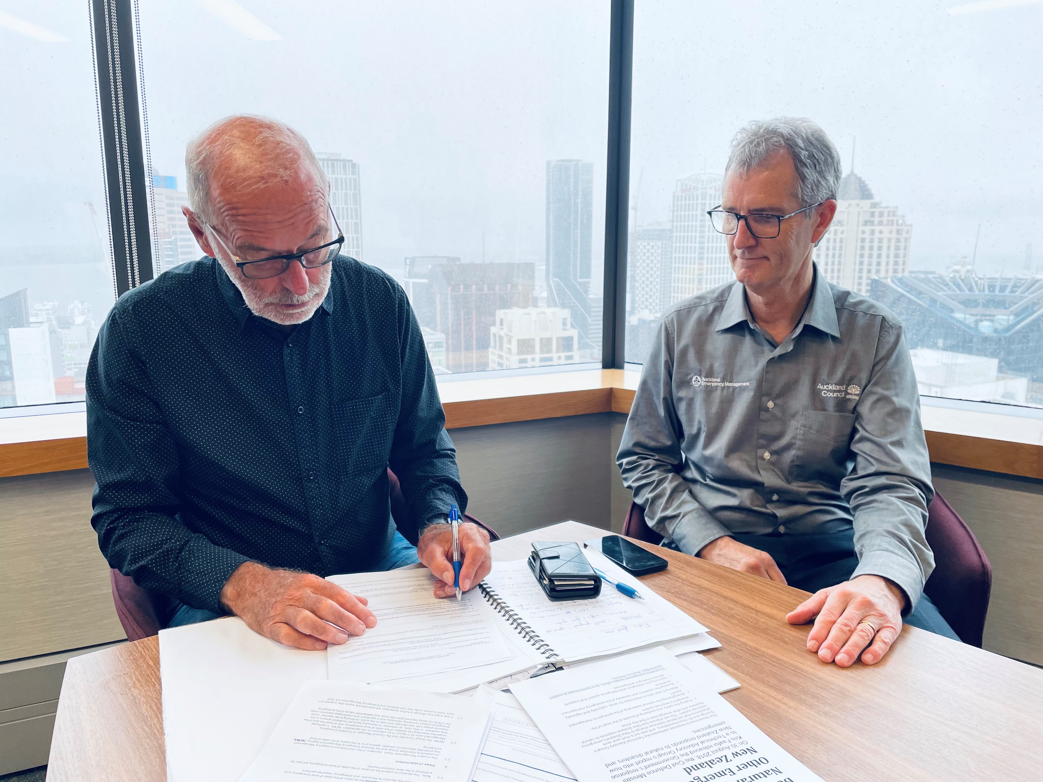 Mayor Wayne Brown signs declaration extension