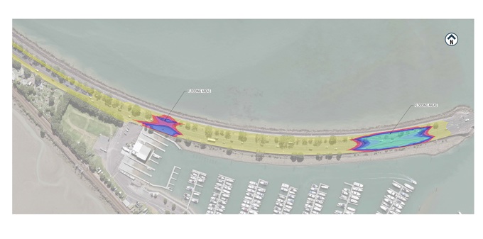Auckland Transport to address flooding along Tamaki Drive MAP