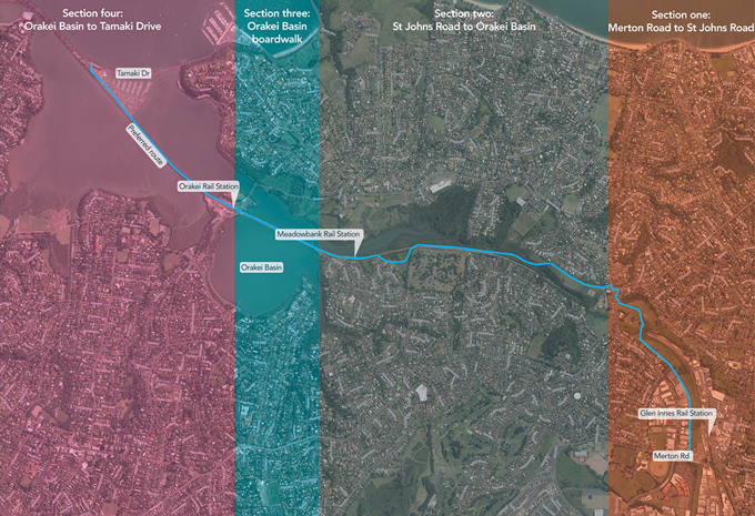 Designs revealed for Auckland’s biggest cycleway project (1)