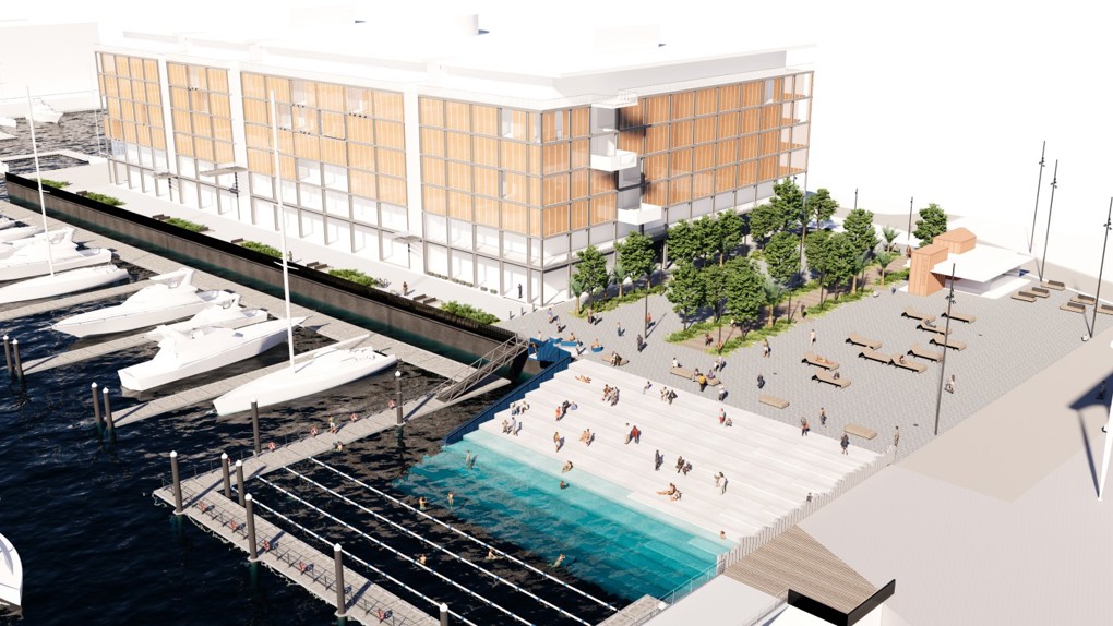 Karanga Plaza Tidal Steps Swimming Area Render (1)