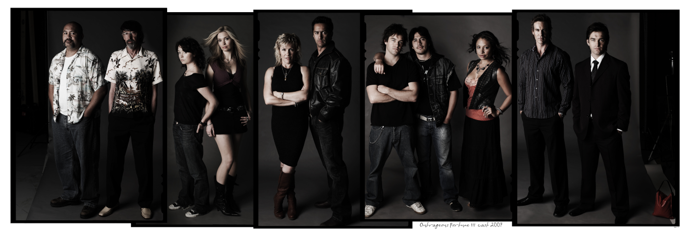 Outrageous Fortune cast. 