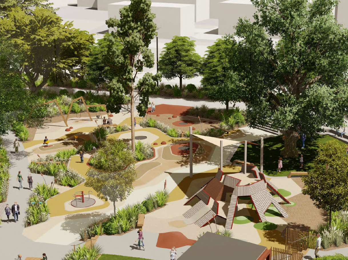 Stadium Reserve Playground Render.