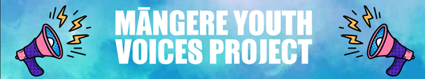 Mangere Youth Voices Project banner. 