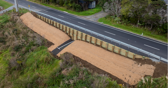 380 Paremoremo Road slip (after)