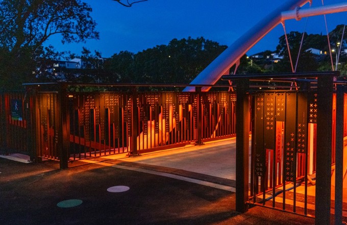 Panmure bridge entrance