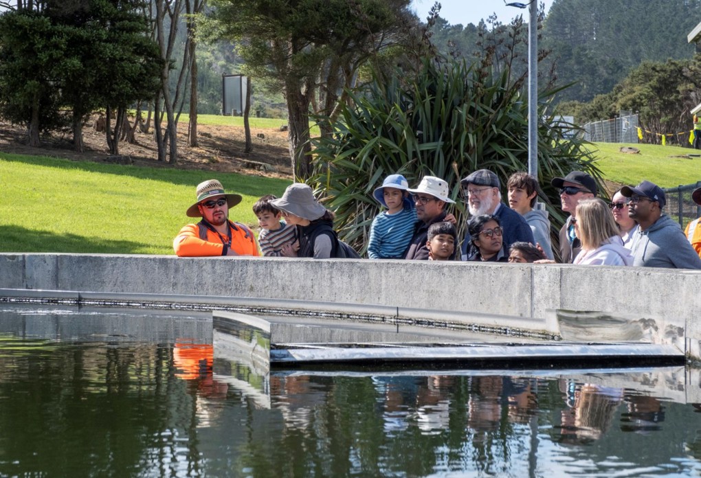 Beachlands Wastewater Treatment Plant tour group