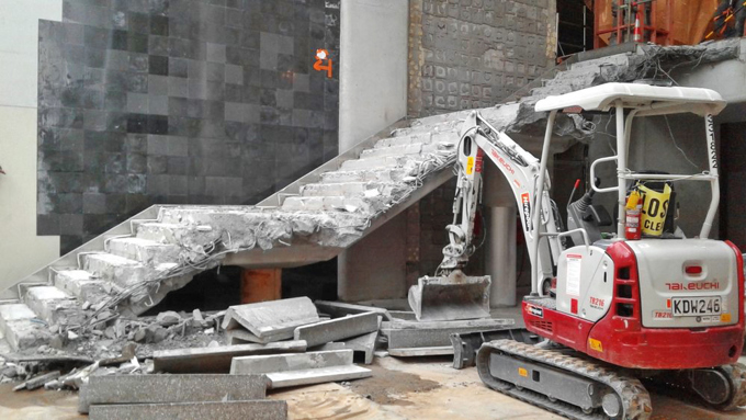 CRL construction inside Britomart Station (2)