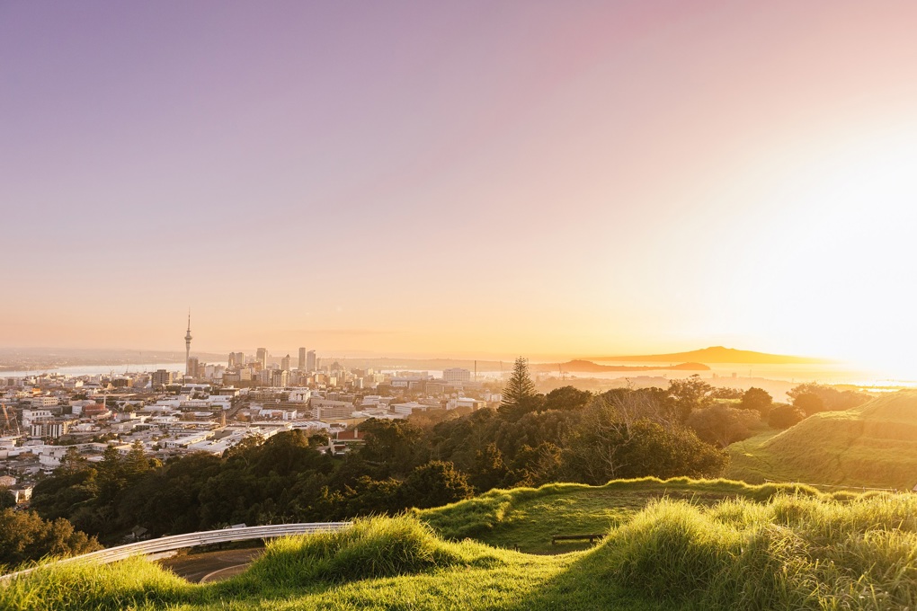 View Of Auckland City From Mount Eden