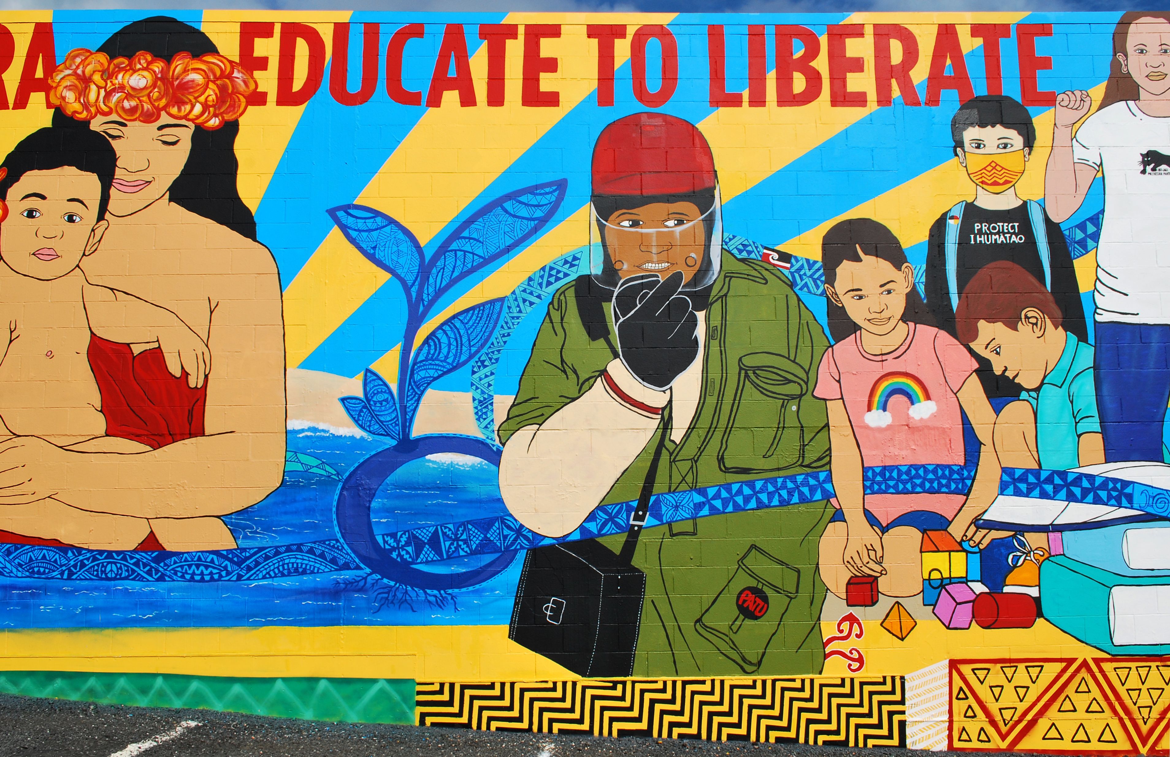 Educate to Liberate artwork.