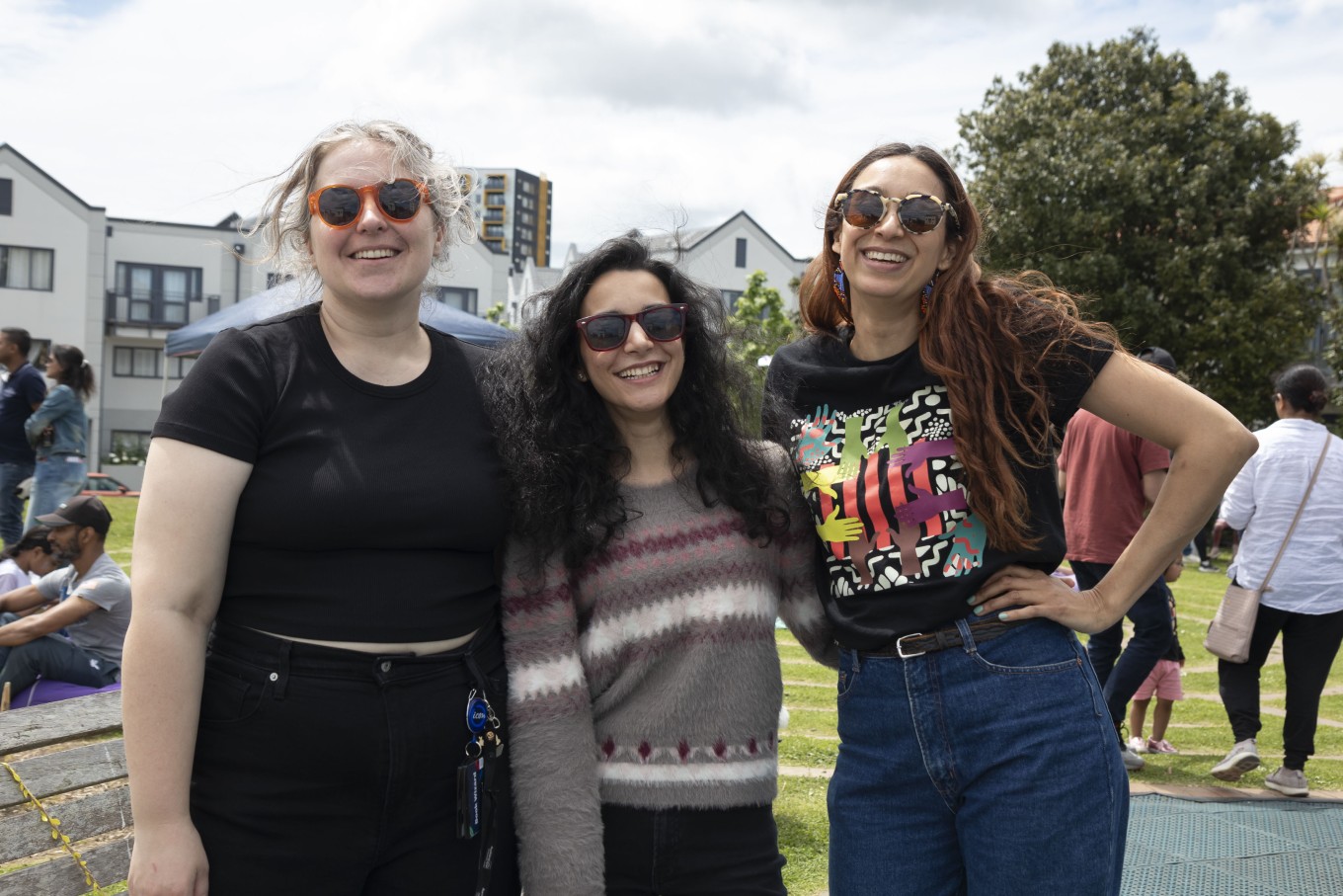 Locals at Ambrico Family Fun Day.