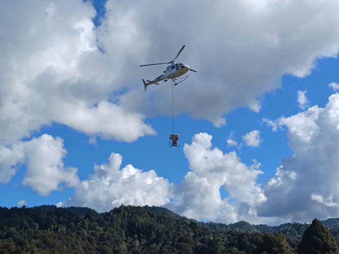 Prefered application in the Hunua Ranges