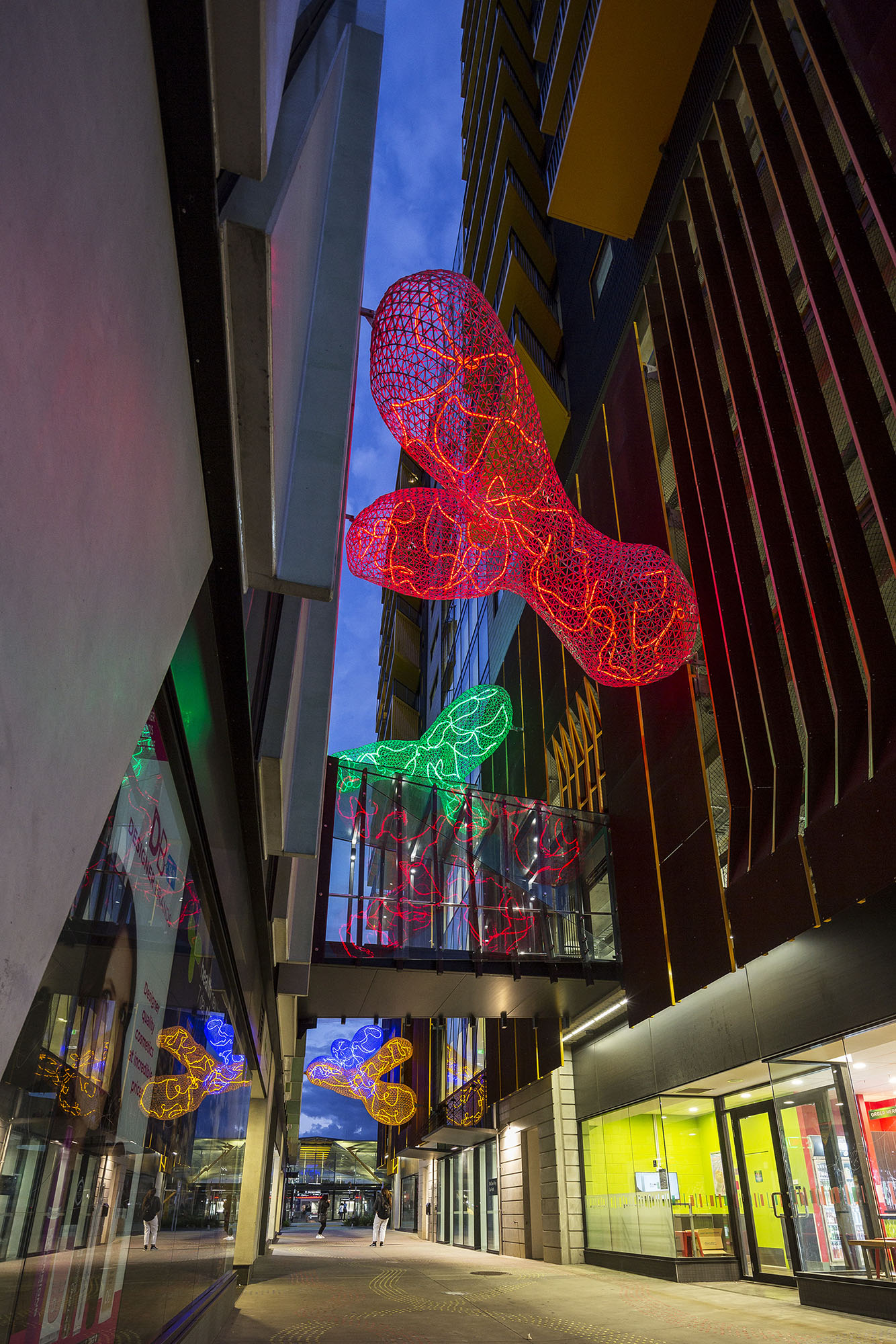 A light installation. 