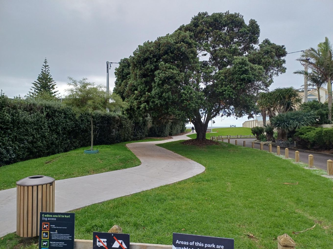 The new shared pathway for residents and visitors to use and enjoy.