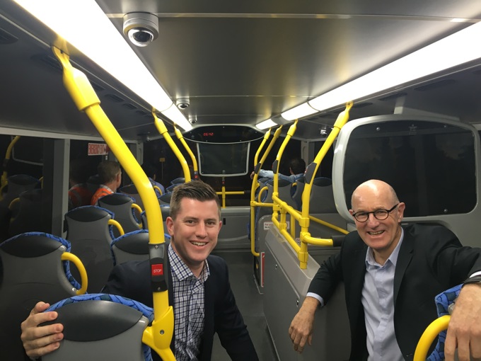 Double-deckers hit the road in Kaipātiki.jpg