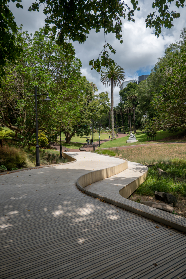 Pathway in Myers Park.