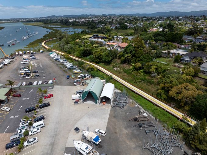 Building site for the Te Whau walkway