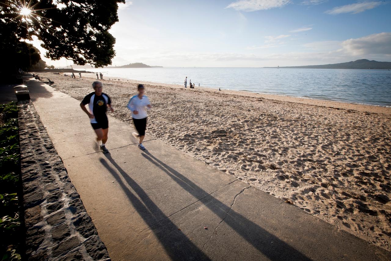 Mission Bay walkway.