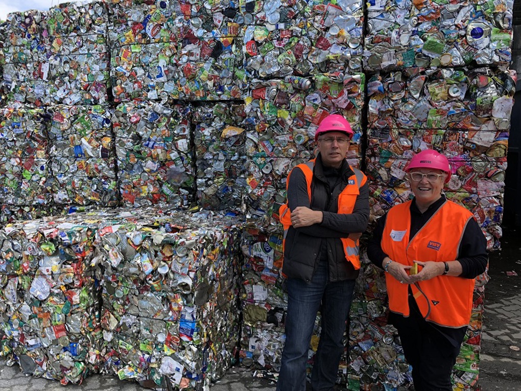 Local Board chair checks Waiheke's disposal habits (3)
