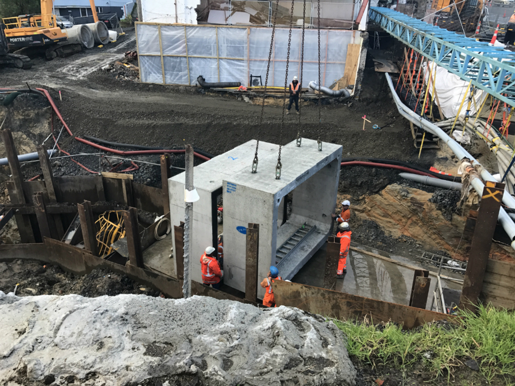 New Lynn culvert
