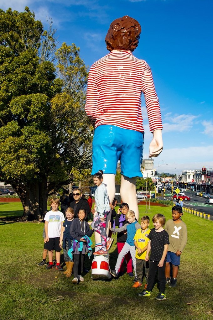 Boy Walking: the new kid in town