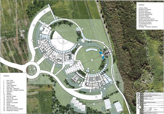 Proposed marae concept plan