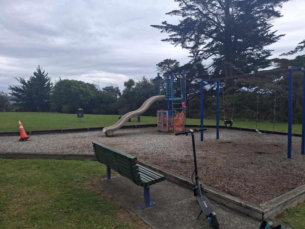 A lone playground