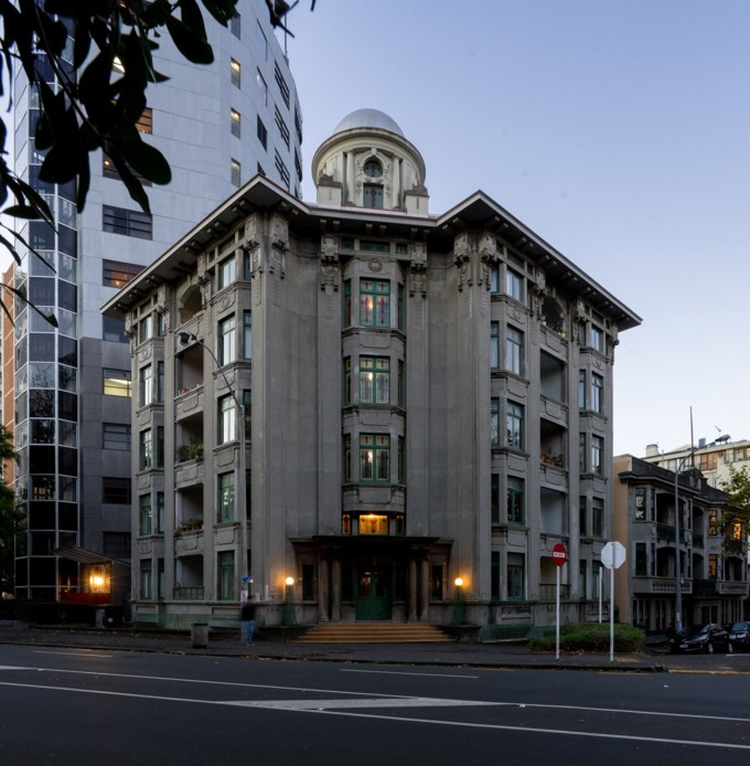 Cornerside View Of Courtville Building