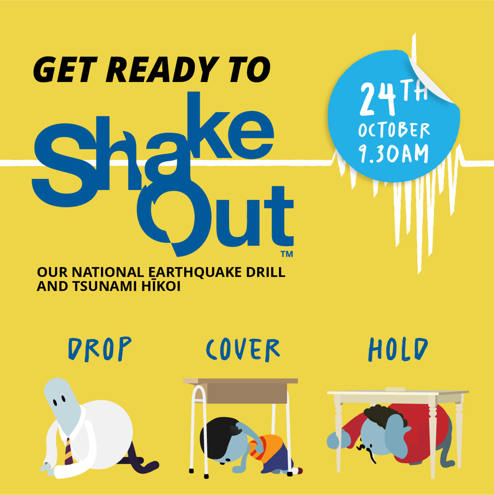 Shake Out Drop Cover Hold