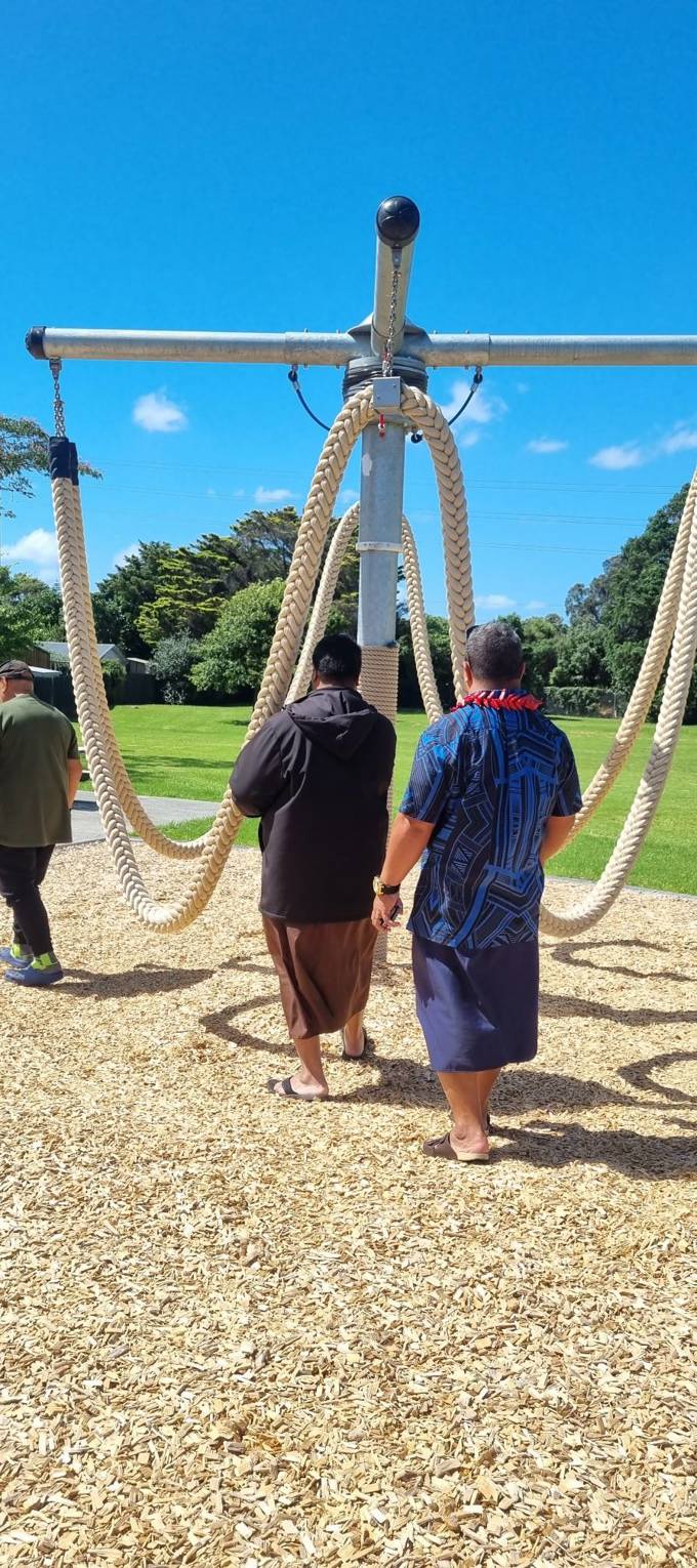 A rope facility at a local playground
