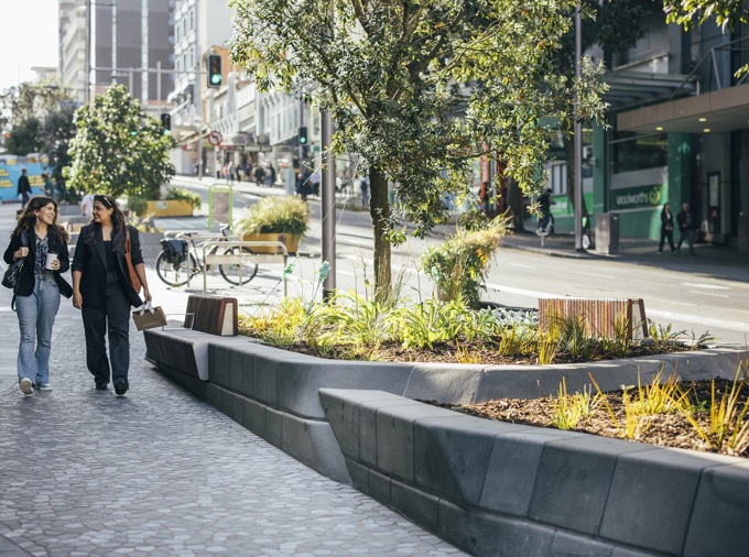 Te Hā Noa Bike Rack With Walkers Credit Jay Farnworth Auckland Council Resize