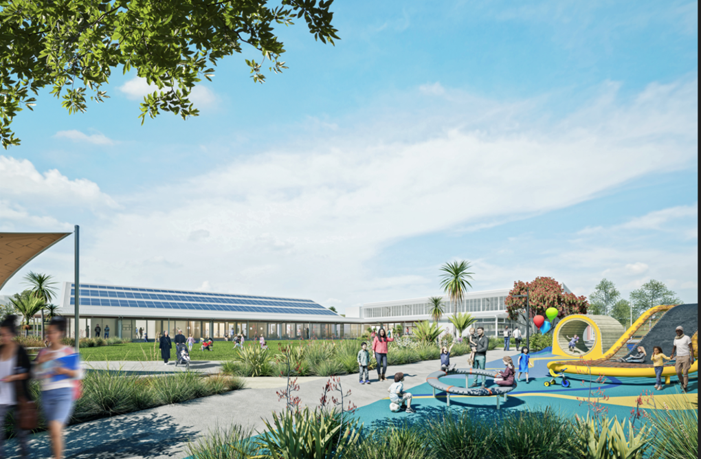 Render Of Upgraded Puāwai Cadness Reserve