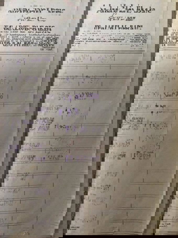 Library book returned 67 years overdue