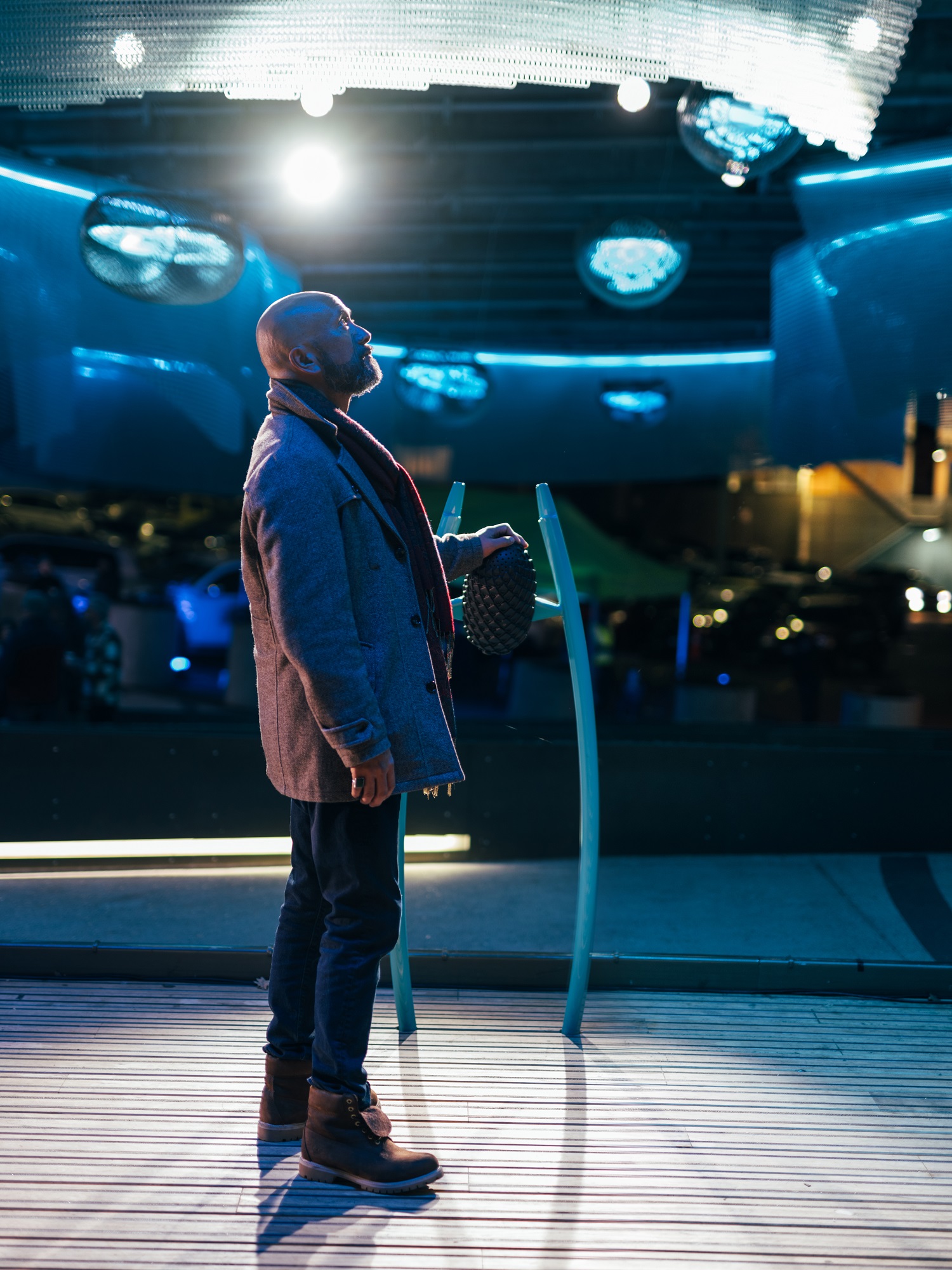 Lead artist for Waimahara artwork Graham Tipene.