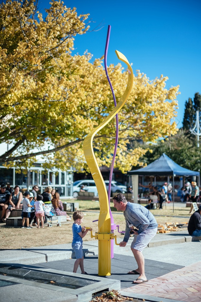 Kate Sheppard ribbons come to life in art (1)