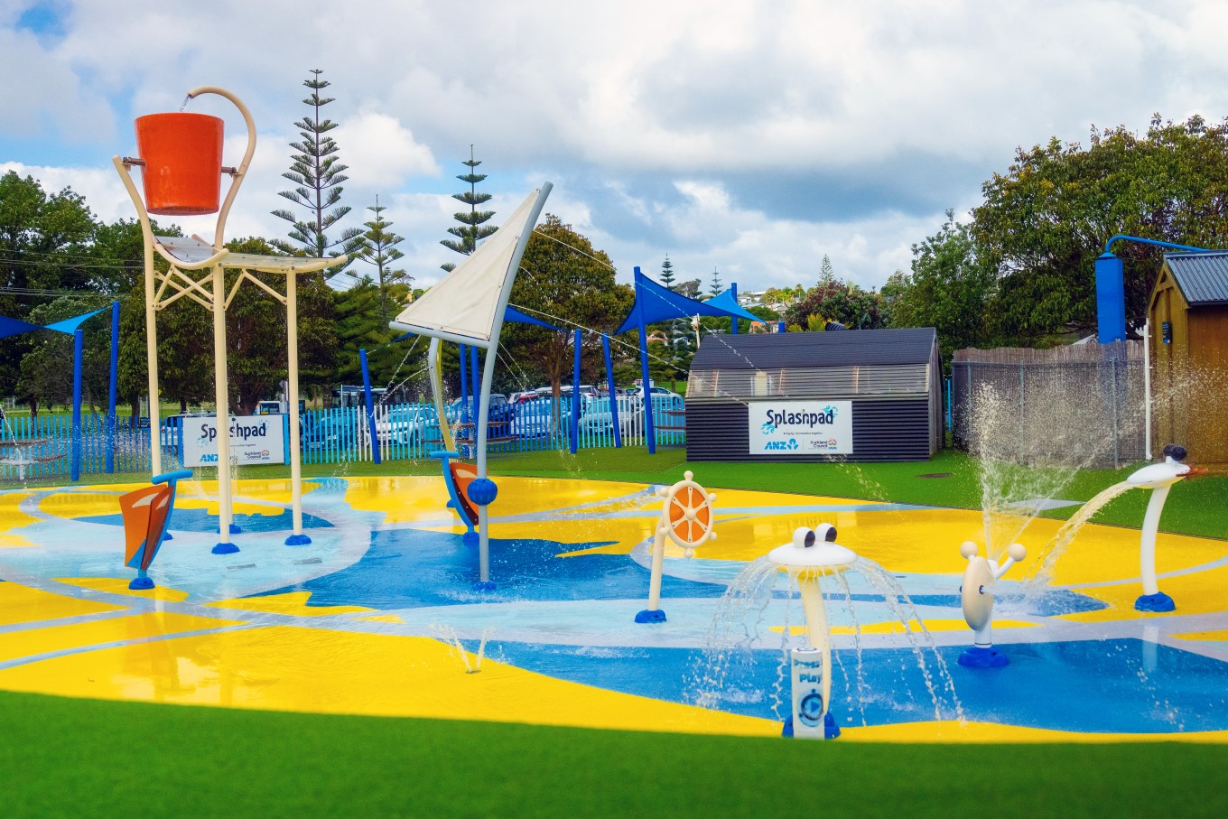 Stanmore Pools splashpad. 