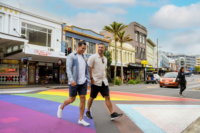 TAU Rainbow Crossing Karangahape Road