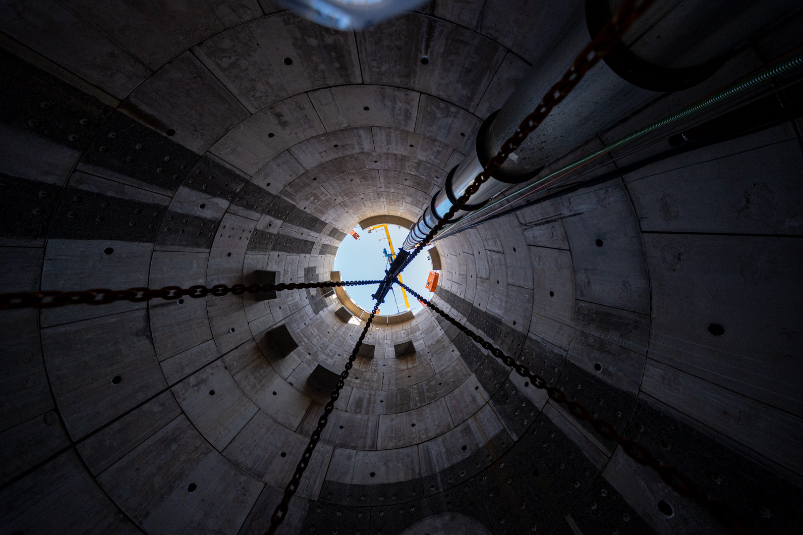 Kyber Pass shaft workers travelled 24 metres down daily to work site.