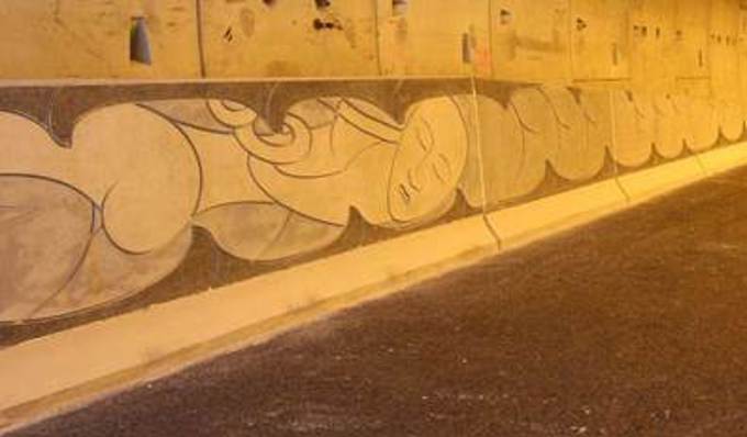 Maori legend to line wall of Waterview tunnel