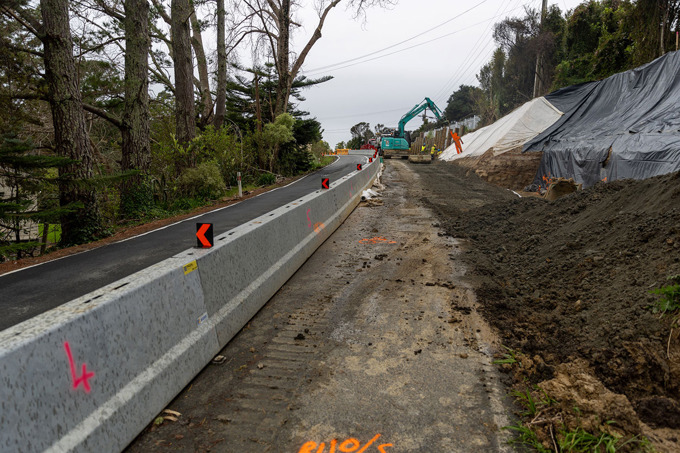 Duck Creek Road slip repairs