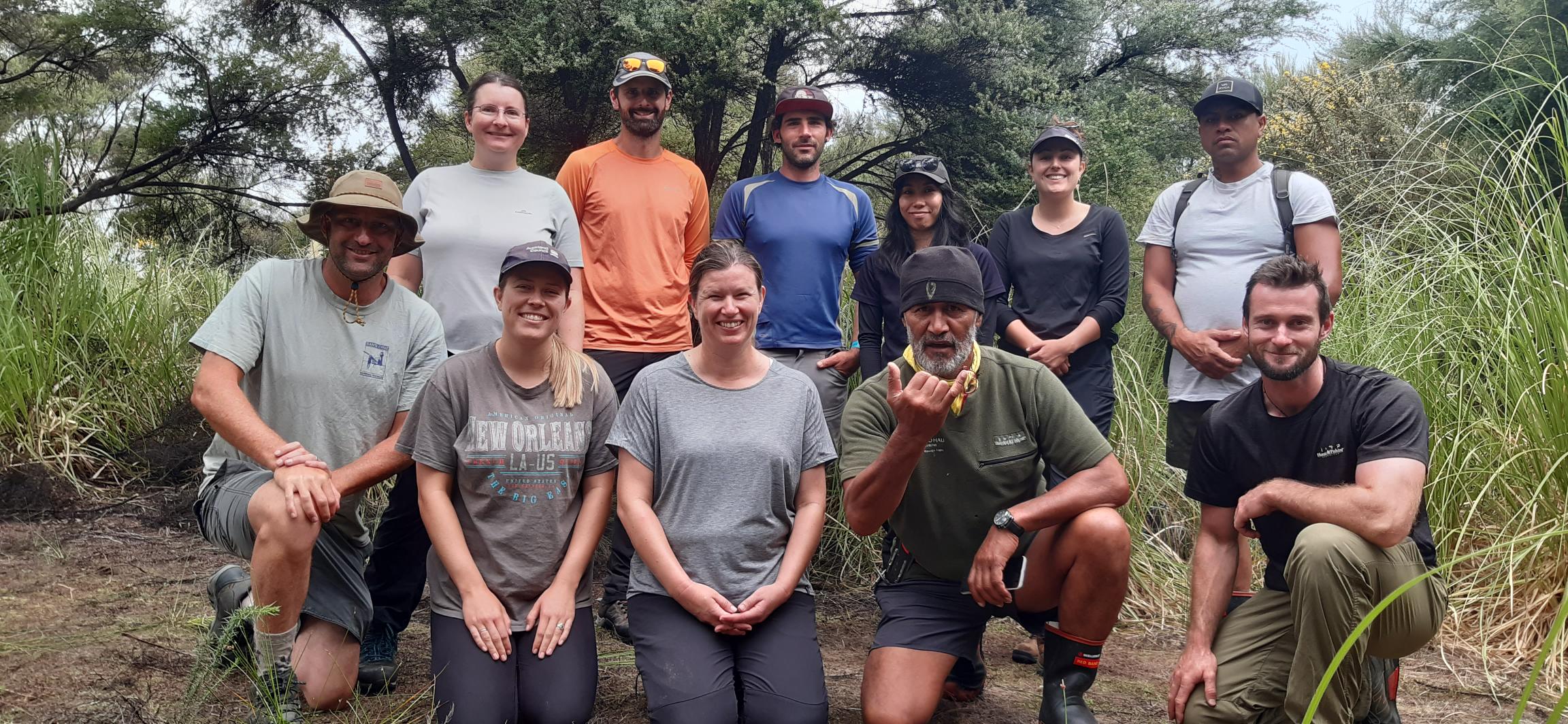 Tapora reptile research team