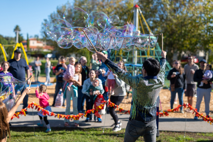 Crossfield Reserve playground reopening