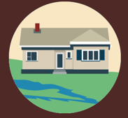 graphic illustration of a house