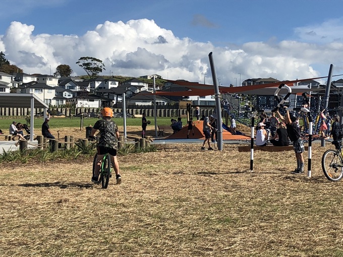 Play time at Millwater's new park 2