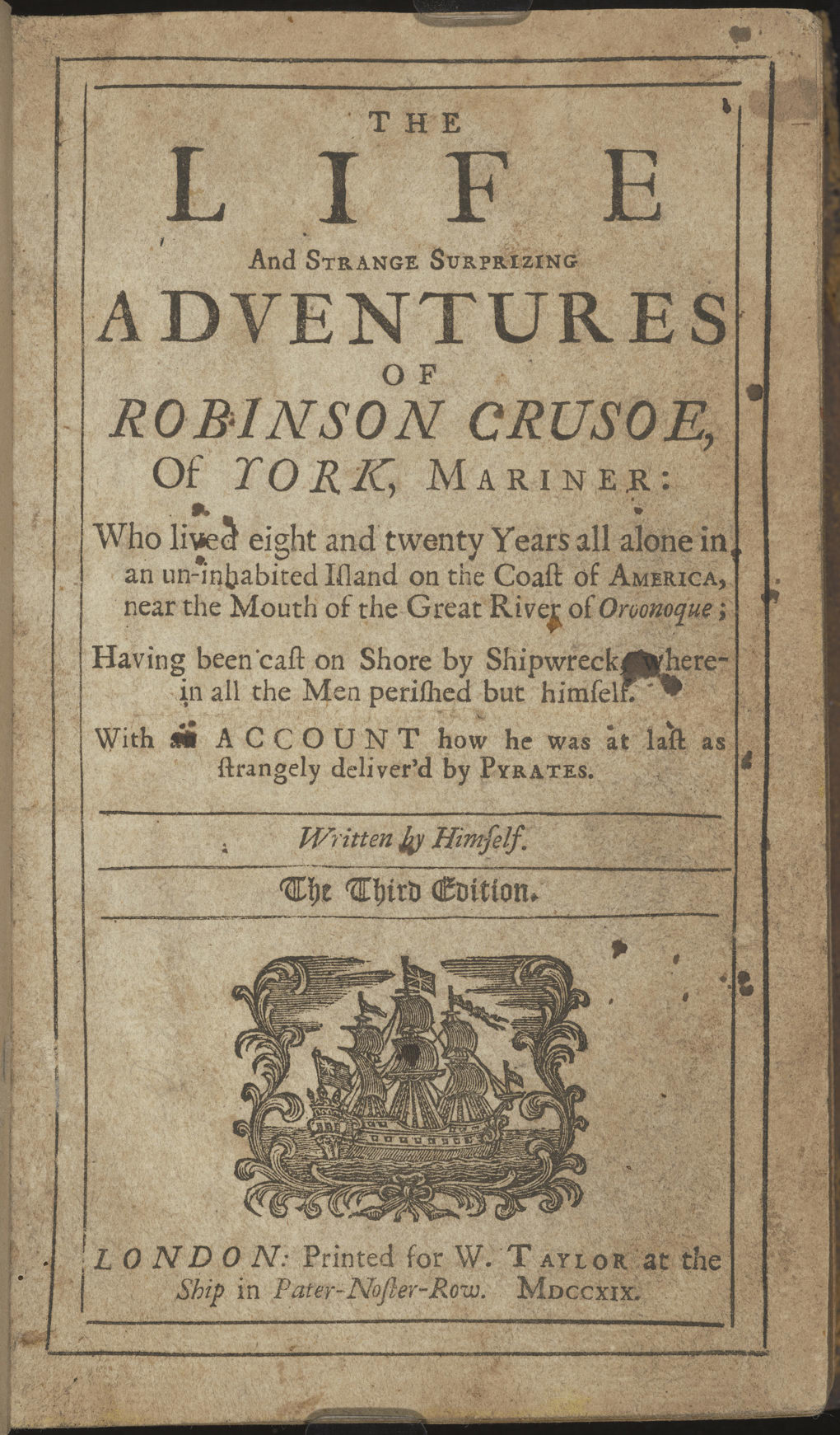 Robinson Crusoe sails into Auckland Libraries real gold case