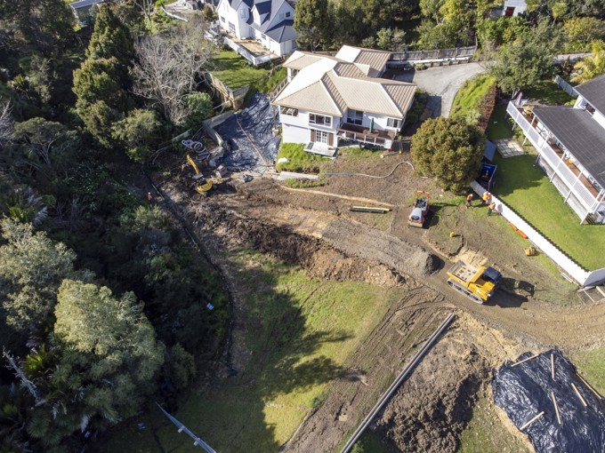 Six Months Of Flood Recovery Repairs Are Underway Auckland’S North Shore.