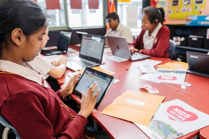 Kids voting closes (1)