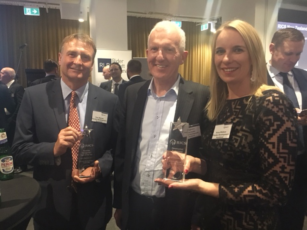 Panuku snags construction, management awards