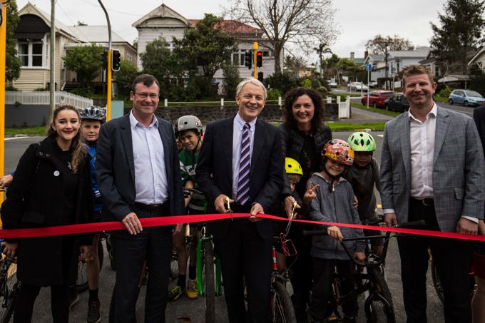 Grey Lynn cycling and walking path opens.jpg