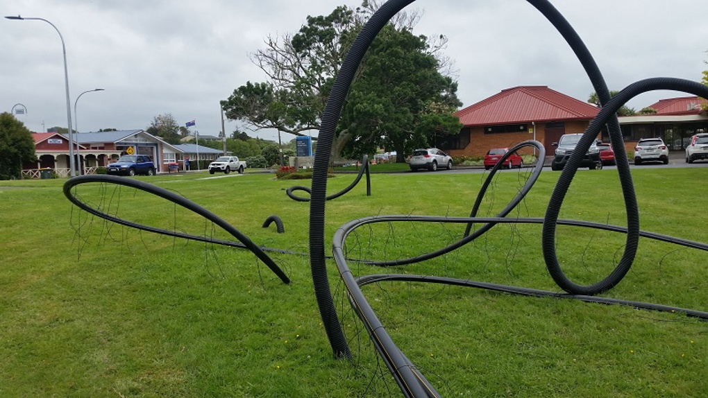 Waiuku art installation removed due to vandalism